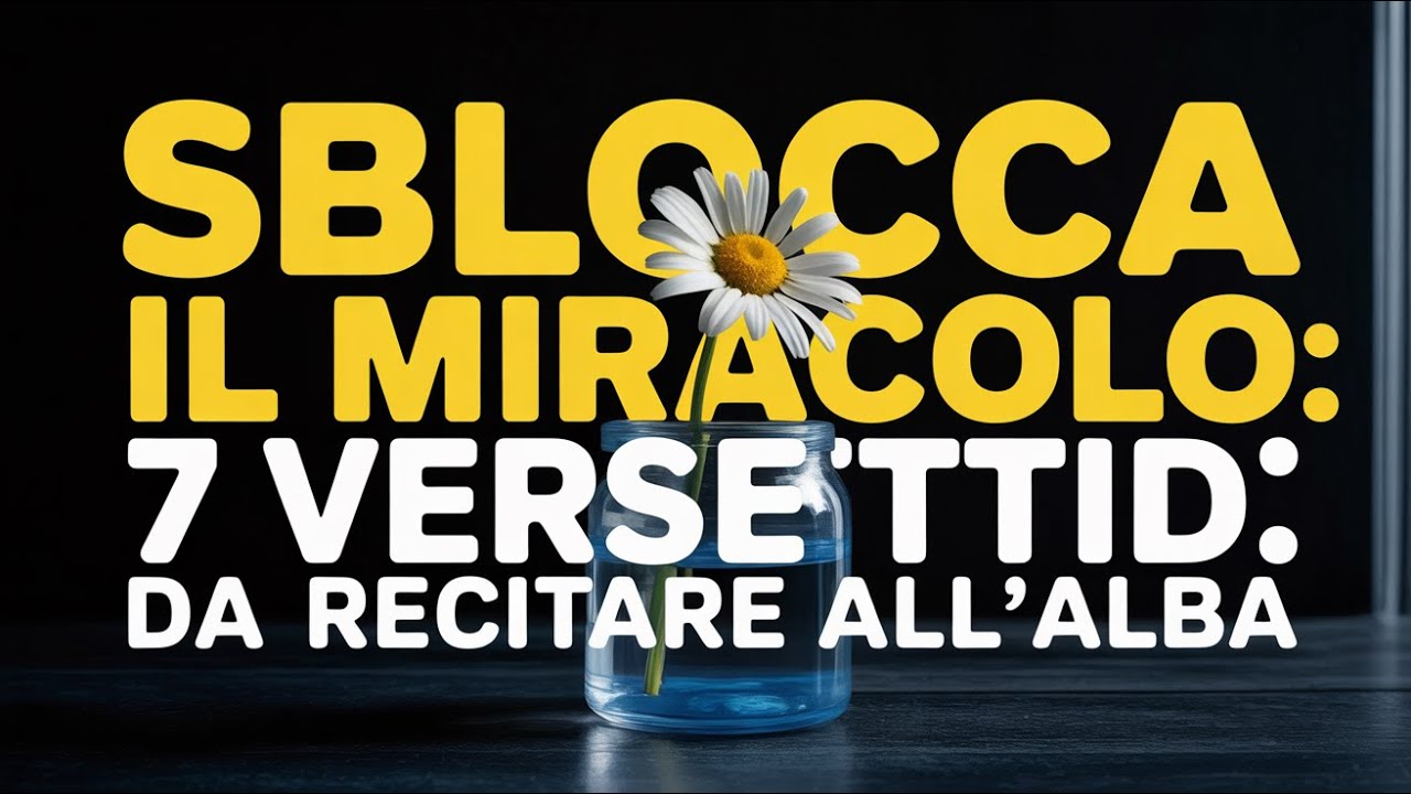 Rivela 7 Versetti Potenti Ogni Mattina per una Preghiera Miracolosa e Benedetta!