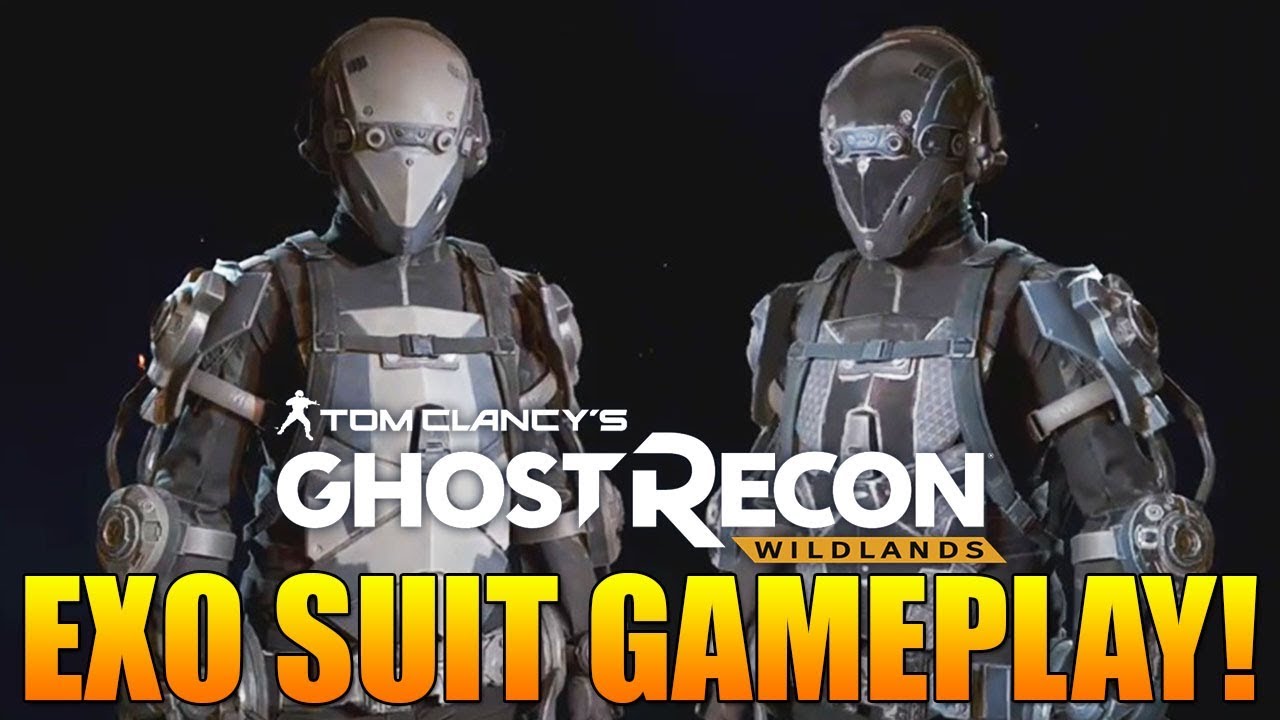 NEW EXO SUIT GAMEPLAY! | Blue Chrome Exo Suit & Full Completion Exo Suit | Ghost Recon Wildlands