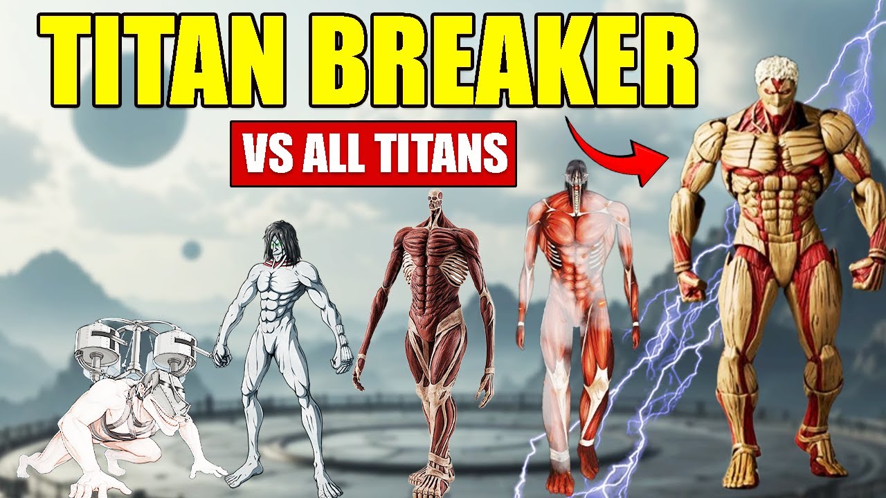 Armored Titan vs All Titans | 3D All Titans Monster Size Comparison 2025