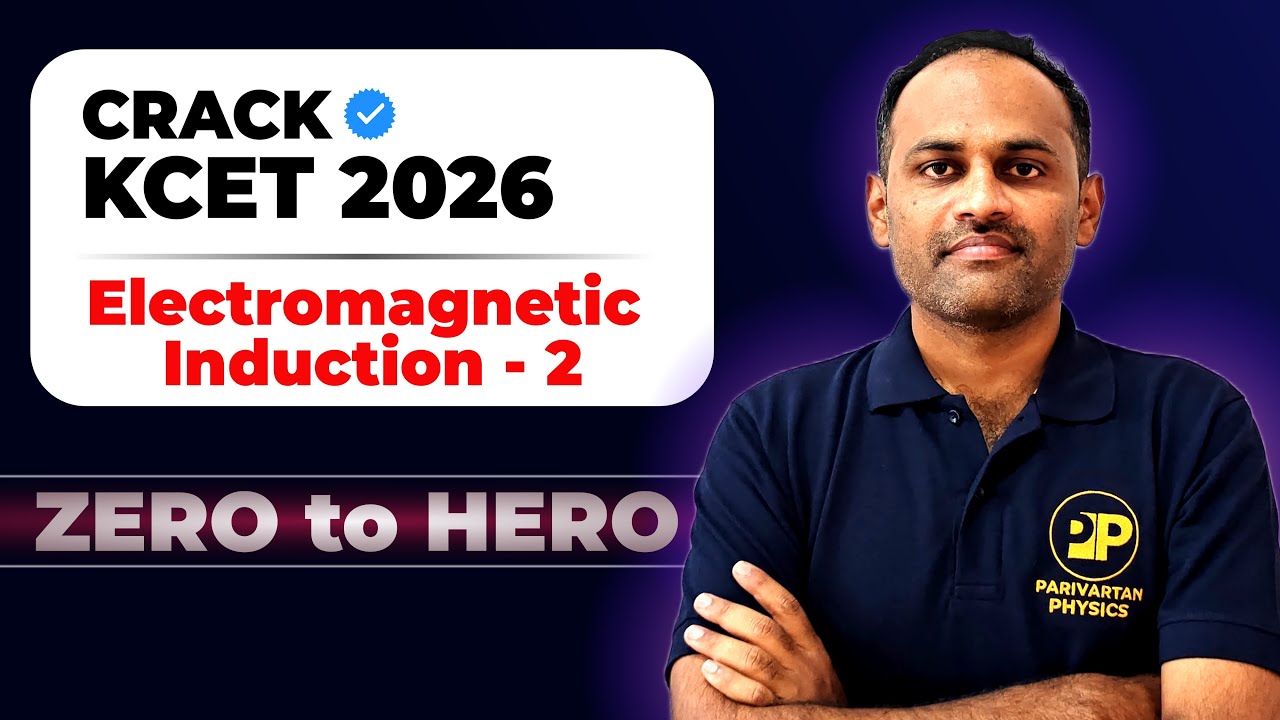 KCET Electromagnetic Induction | KCET Physics #kcet #kcet_electromagnetic_induction #kcet_physics