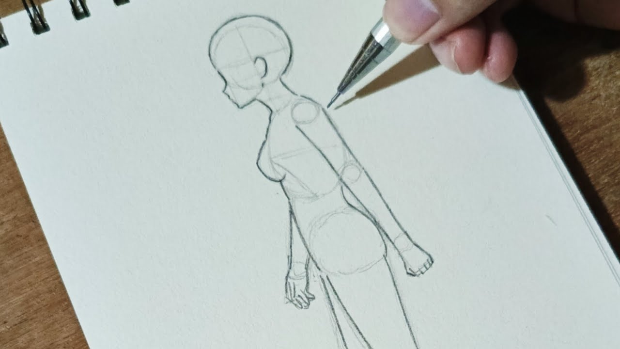 Drawing Practice | Side View Full Body