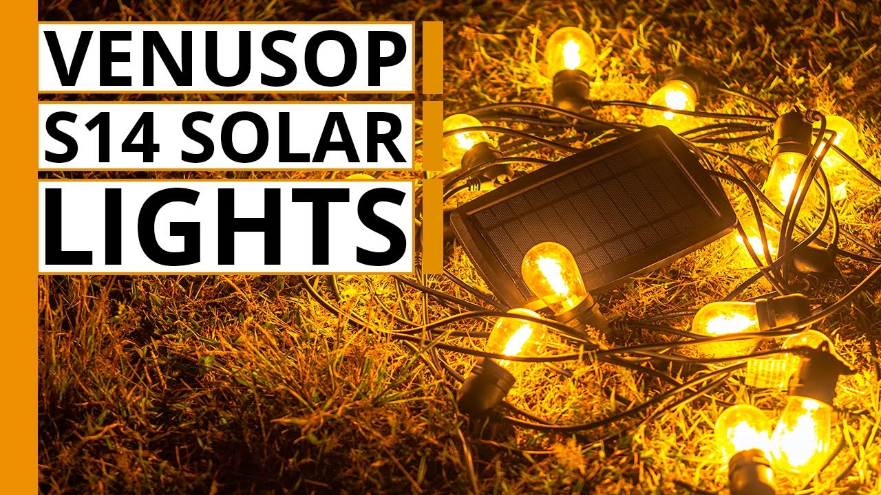 Venusop S14 Solar String Lights Review