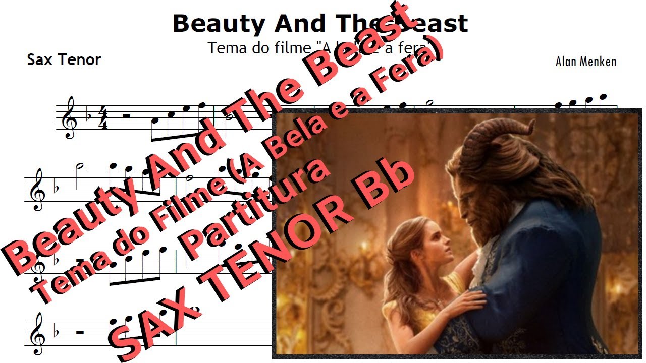 Beauty And The Beast (Partitura Sax Tenor) A Bela e a Fera