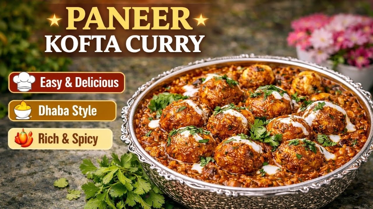 Paneer kofta curry recipe | easy paneer curry recipe #viralvideo #youtube #ytvideo 