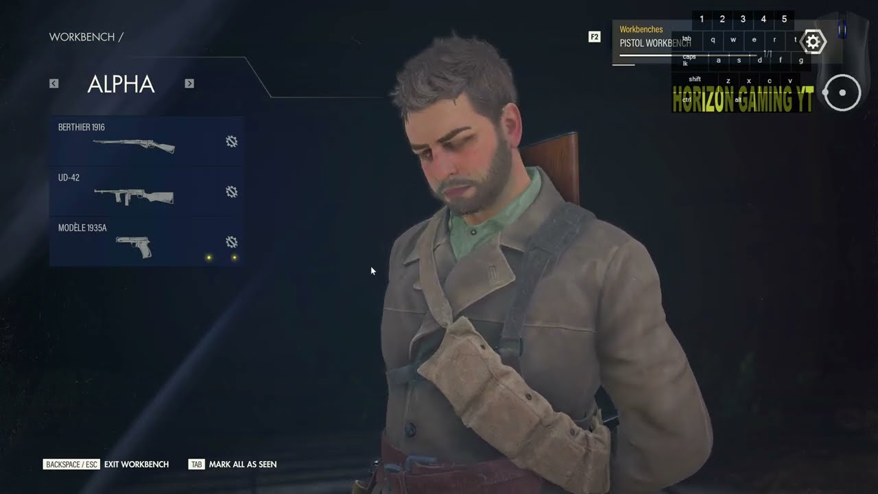 How to Find Pistol Workbench in Mission 1 Location - Sniper Elite Resistance