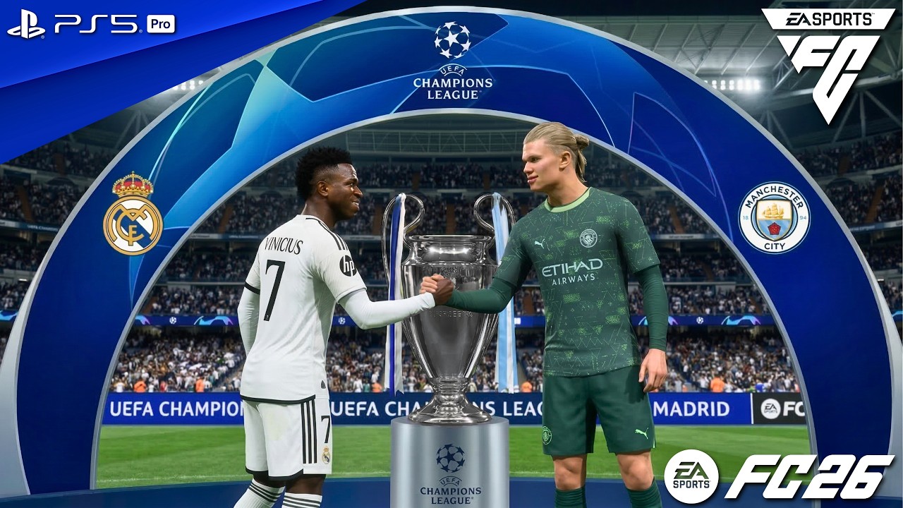FC 26 - Real Madrid vs. Man City - UEFA Champions League 25/26 RO16 1st Leg Match | PS5 Pro [4K60]