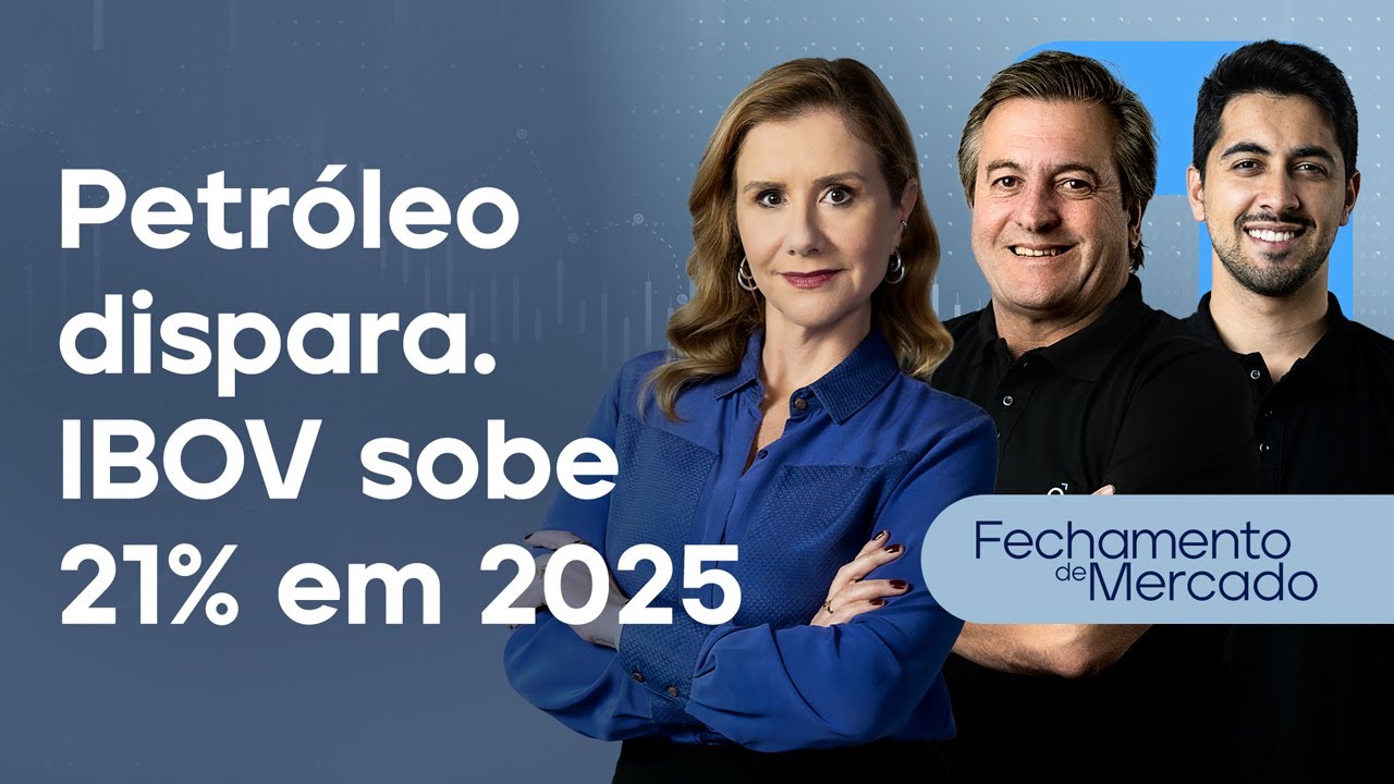 🔴 23/10/25 Petr&oacute;leo dispara | IBOV sobe 21% em 2025 | Fechamento de Mercado