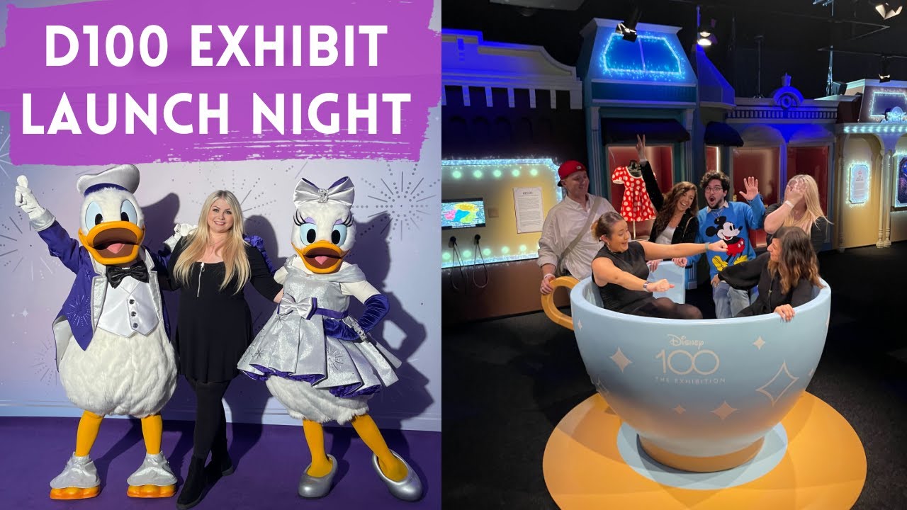 Disney D100 exhibition launch in London and a relaxed day in Orlando