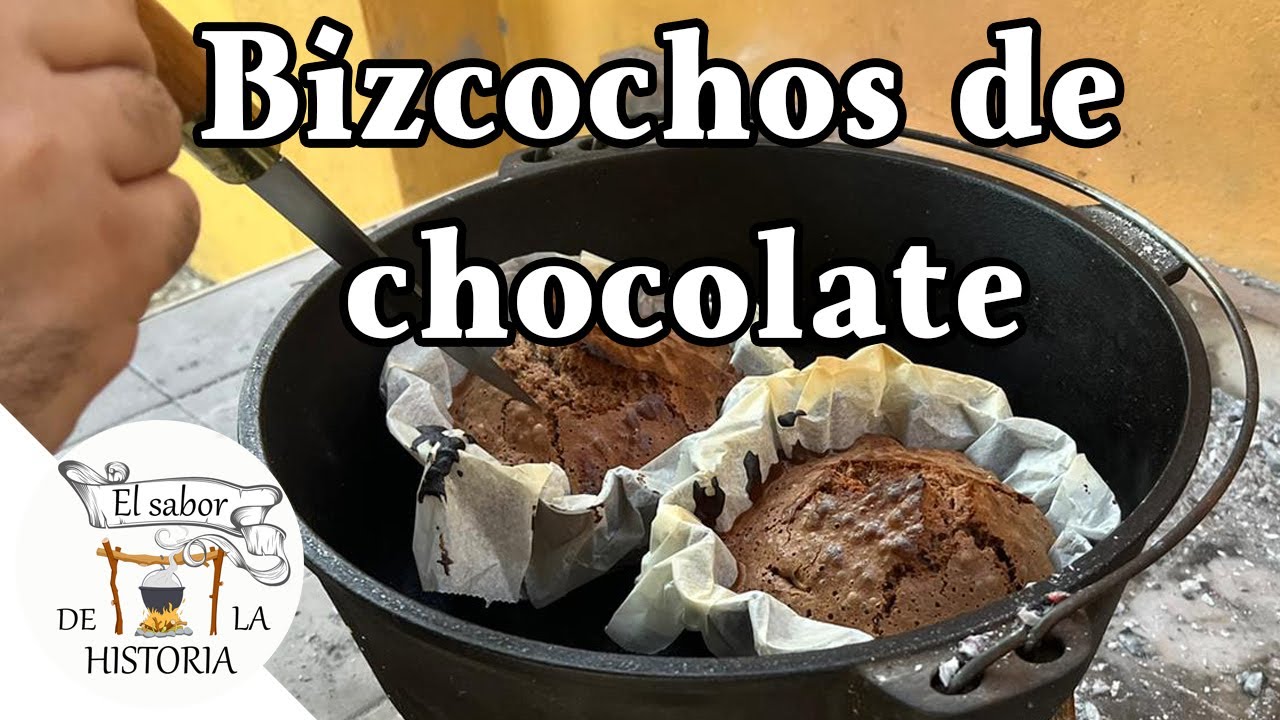 Bizcochos de chocolate - Receta histórica sin levadura