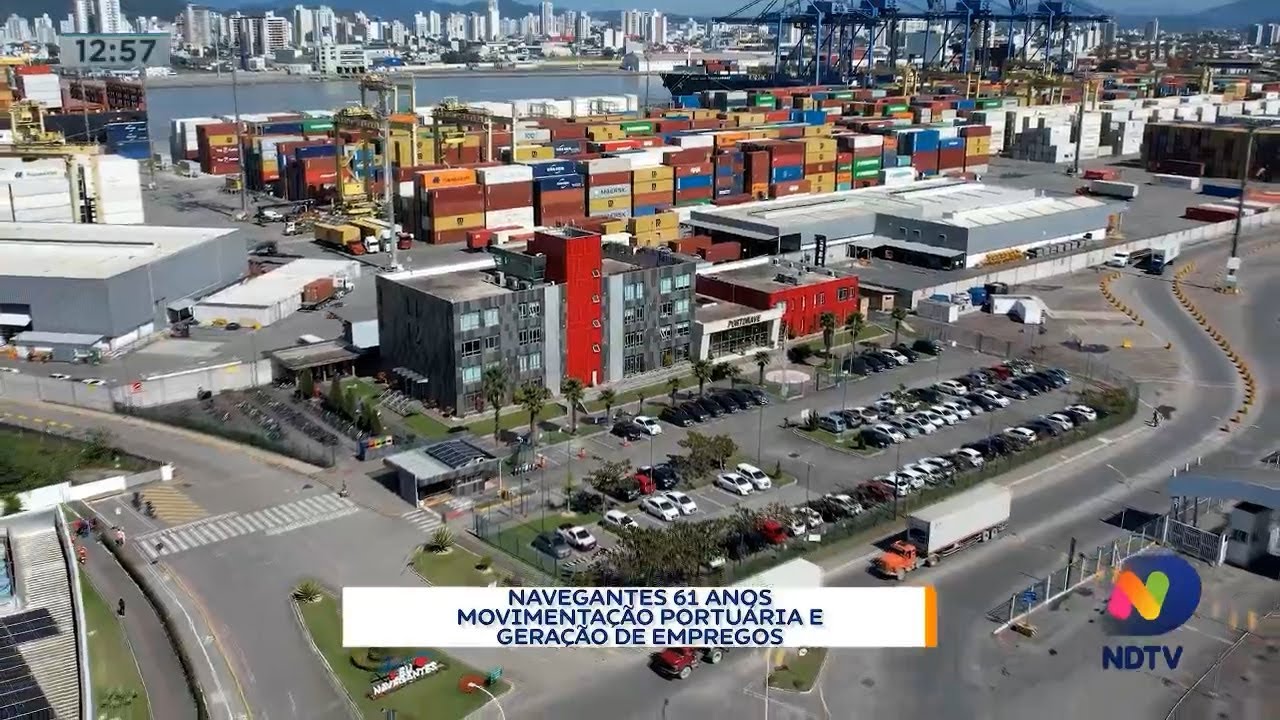 Navegantes 61 Anos: movimentação portuária e geração de empregos