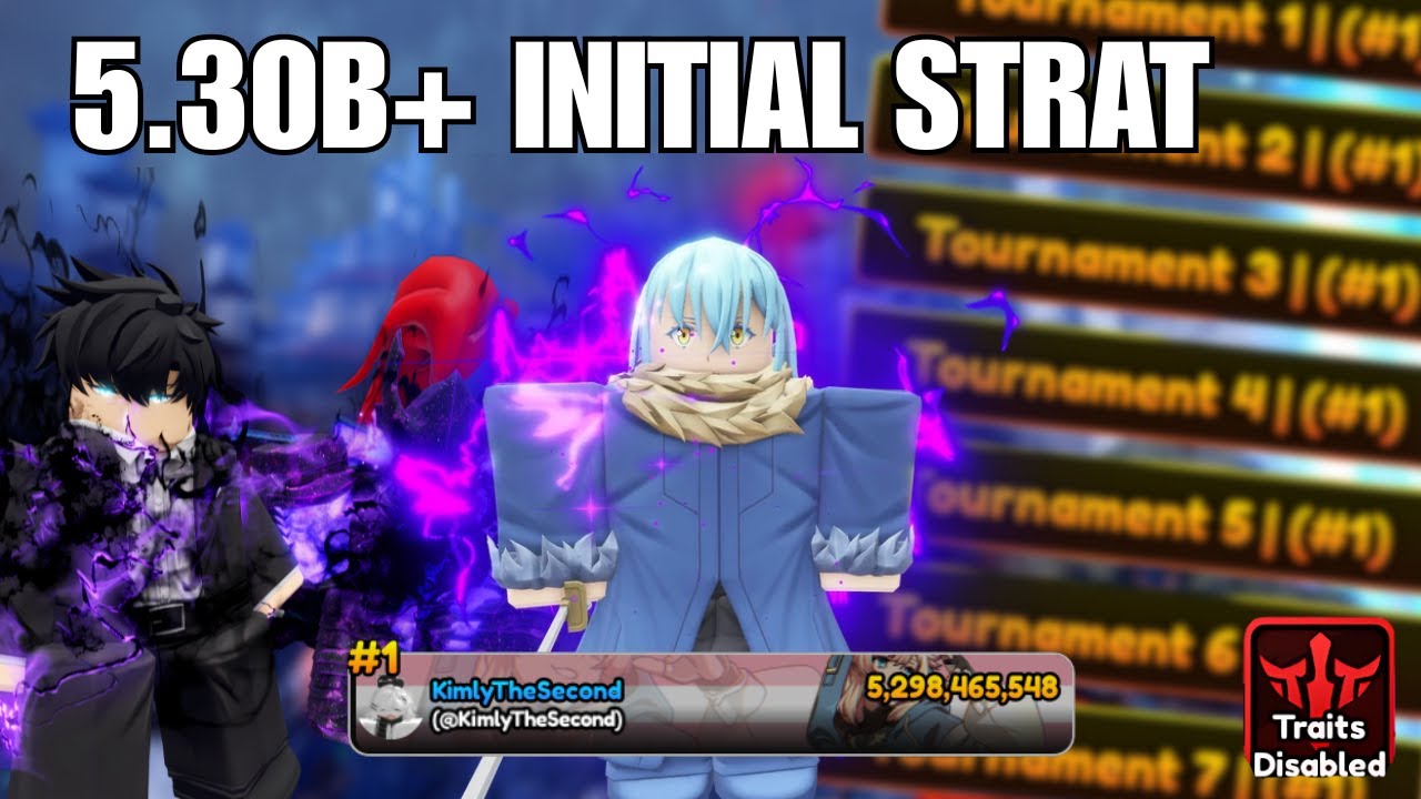 [Traitless] 5.30B DAMAGE INITIAL STRAT | Anime Vanguards Tournament #36