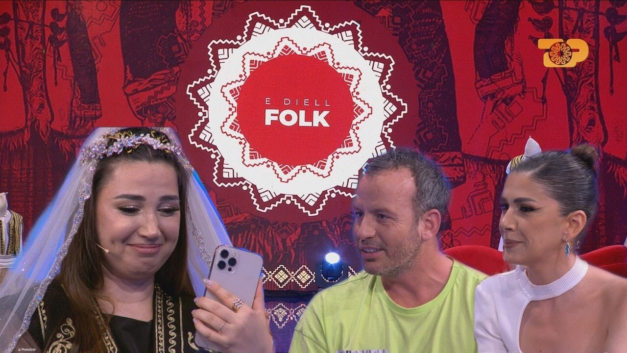 Dasëm e papritur në studio/Vojsava Alia bëhet nuse dhe i propozon burrit nga... E Diell 15/05/2022