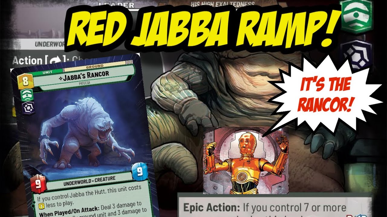 Star Wars Unlimited: Red Jabba Ramp!
