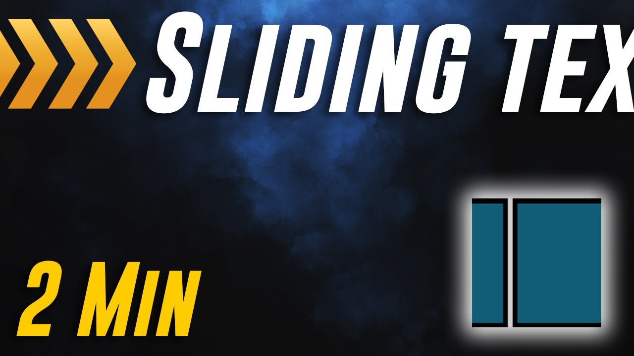 How to Slide Text In Shotcut