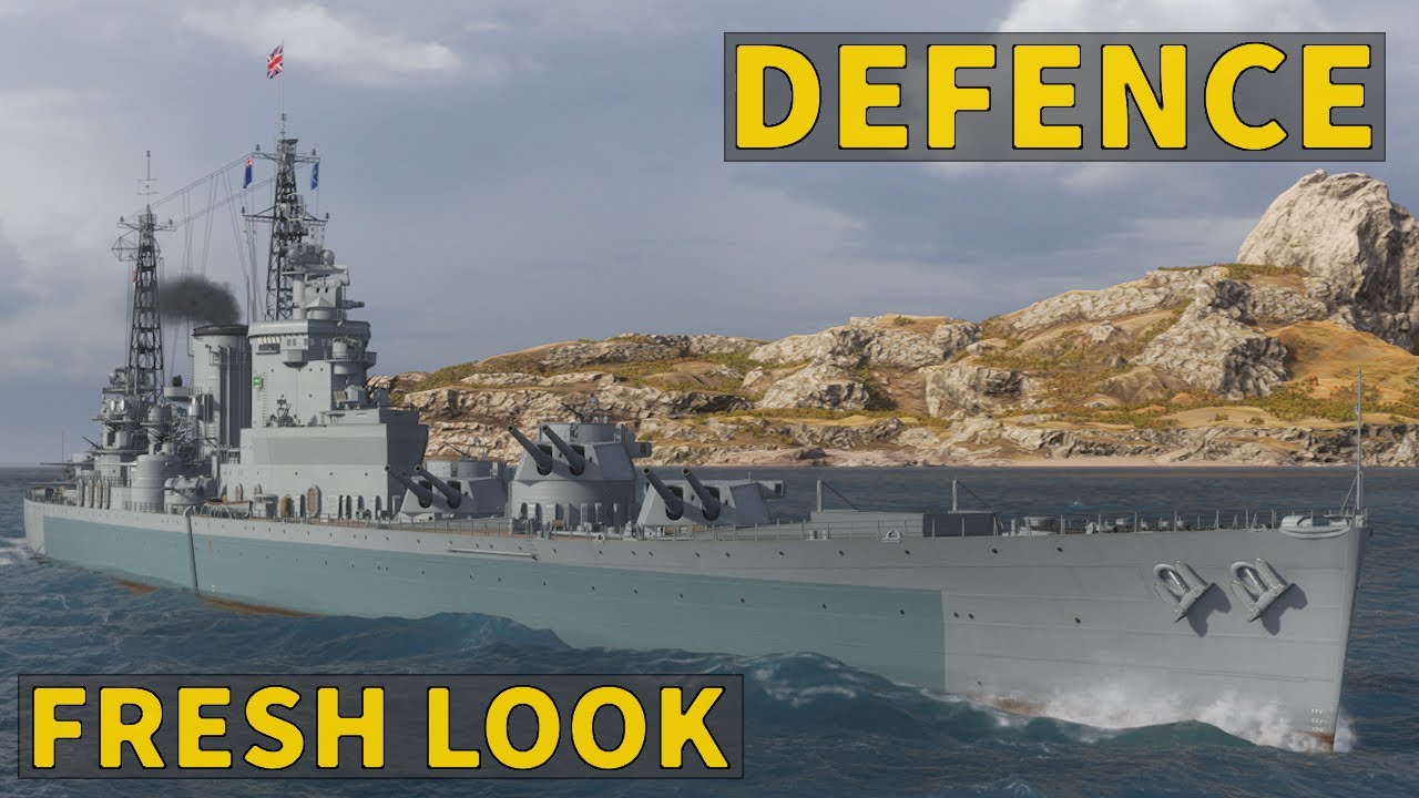 Оборона - Британский угольный крейсер T10 | World of Warships