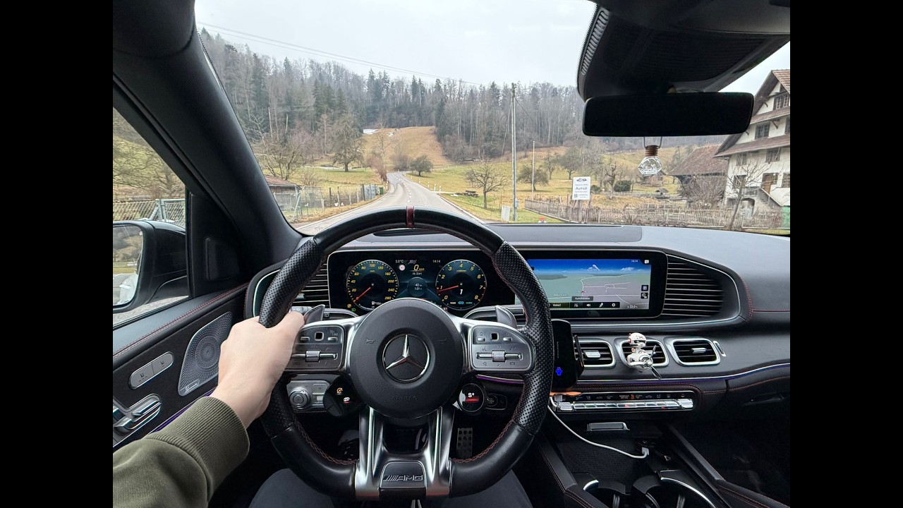 Scenic Drive Switzerland | Albispass & Lake Türlersee | Mercedes AMG GLE 53 | 4K ASMR POV