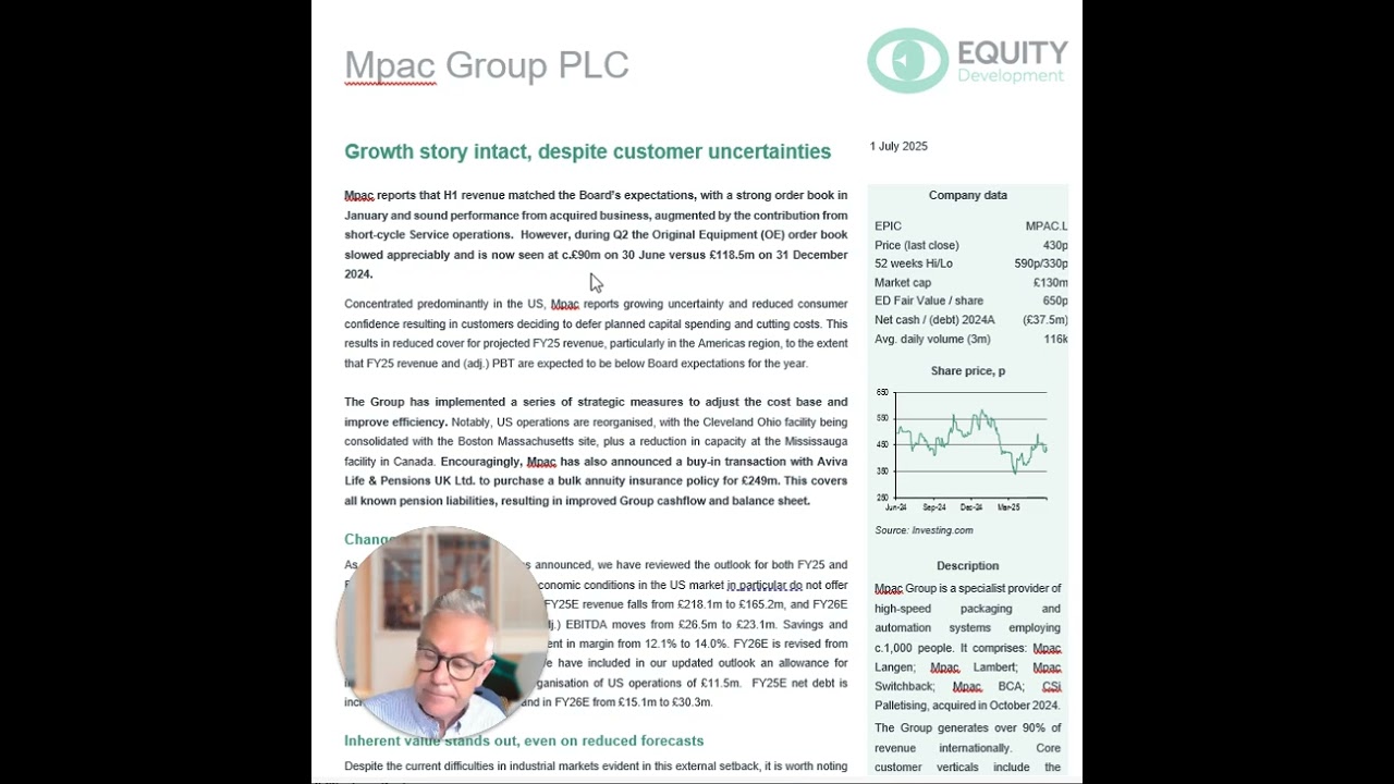Mpac Group's Strategic Response to Market Challenges