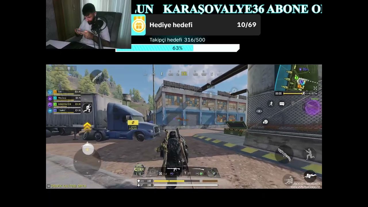 37 inci canlı yayınım KARAŞOVALYE36 abone olun