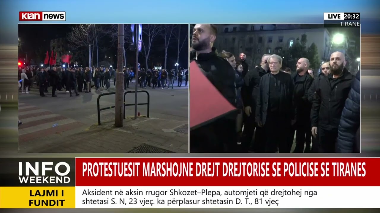 Berisha udhëheq, vijon marshimi/ Protestuesit nuk stopojnë prej gati 3 orësh