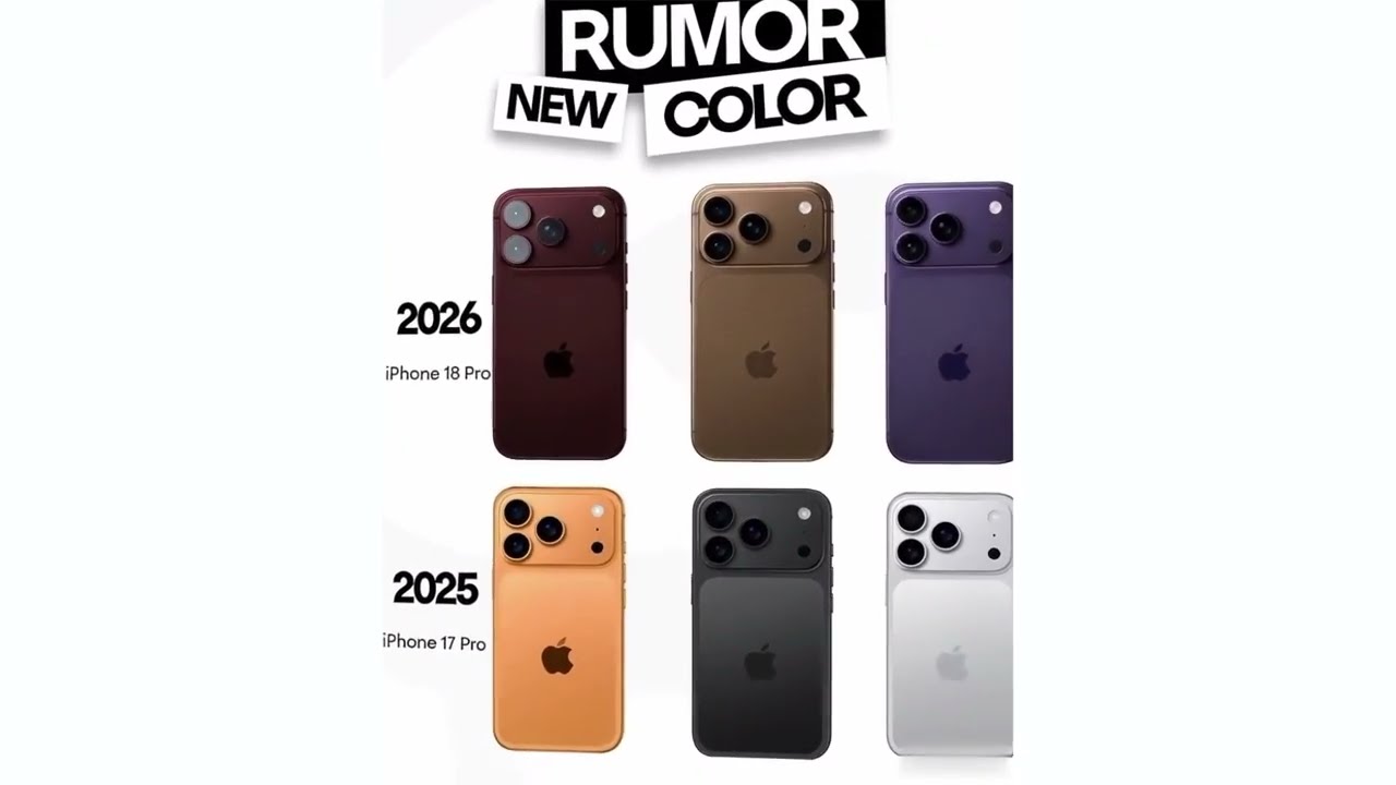  iPhone 18 Pro &mdash; A20 Pro, 2nm and New Colors 📱🔥