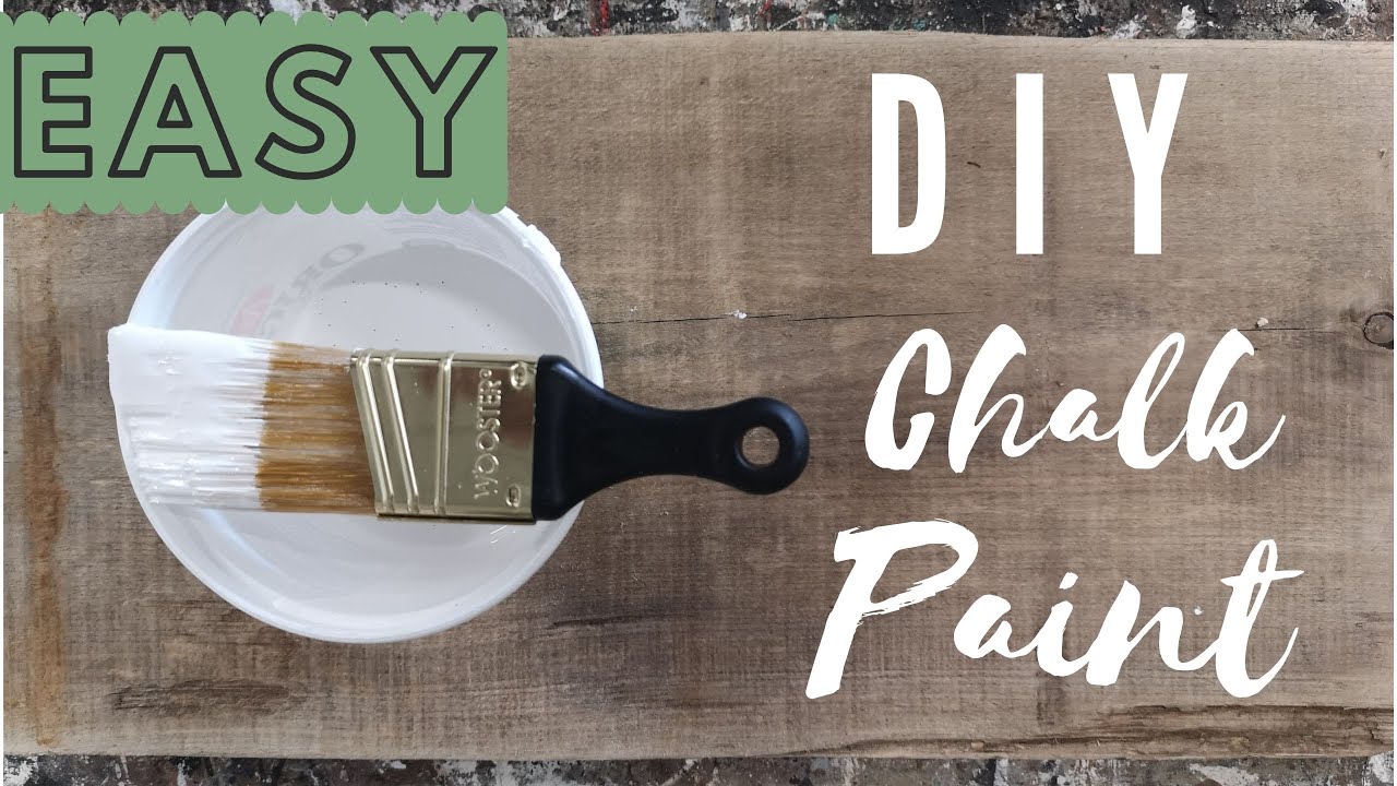 Create Your Own Chalk Paint: Simple 3-Ingredient Recipe
