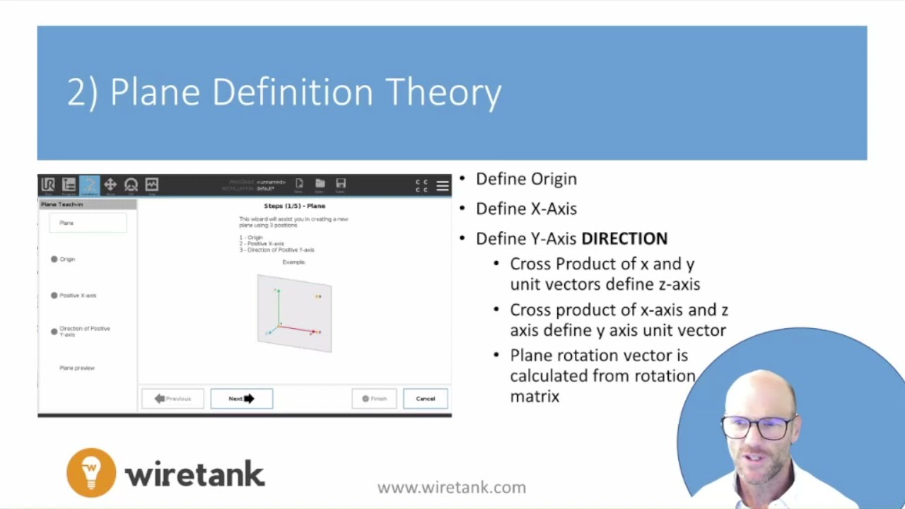 2 - Path Following  - Plane theory and definition - Universal Robots