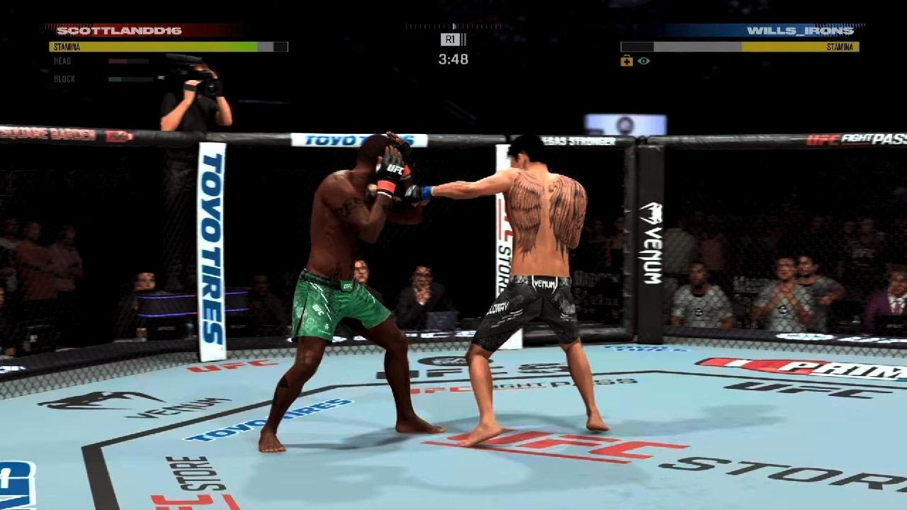 EA SPORTS UFC 5 McGregor clean flying knee KO