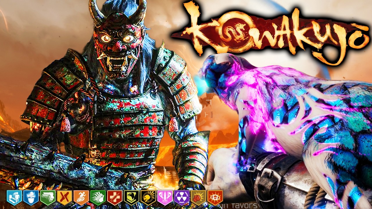 KOWAKUJO EASTER EGG HUNT & BOSS FIGHT GAMEPLAY! BLACK OPS 7 ZOMBIES
