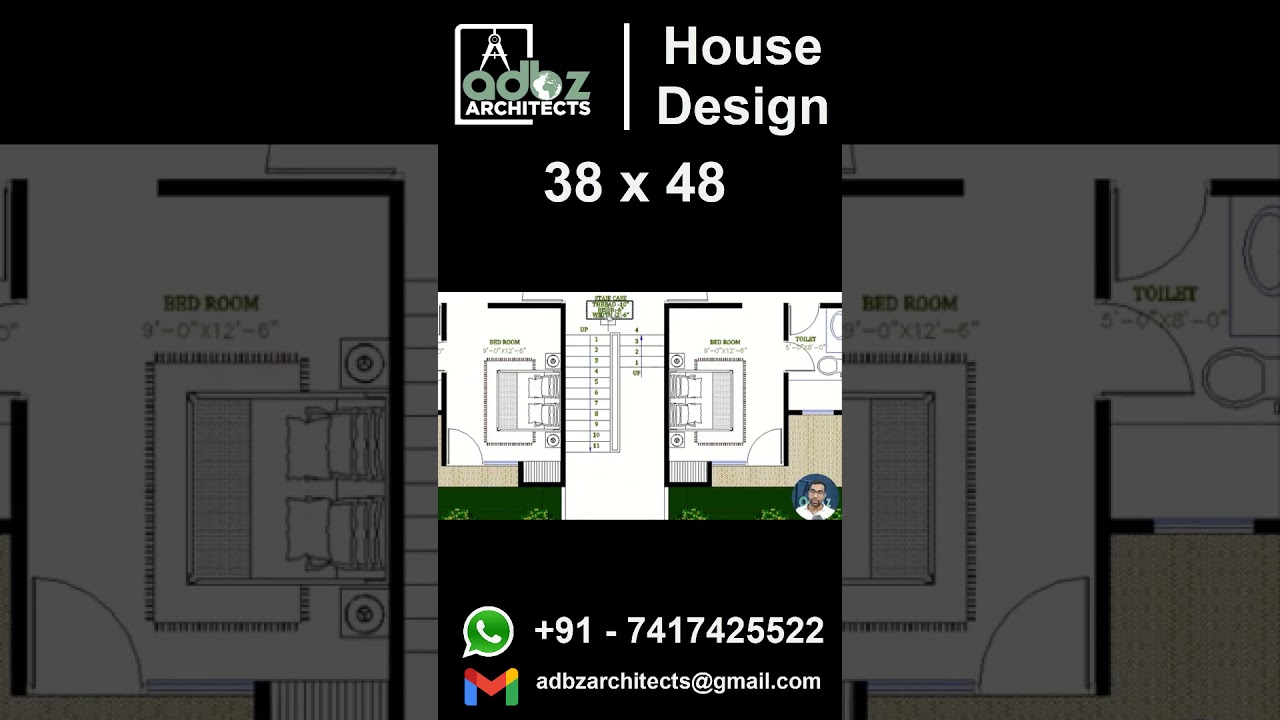 38 X 48  House Plan  | ADBZ Architects