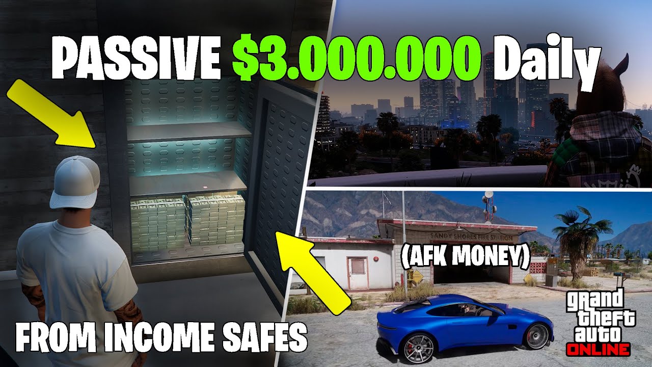 Как заставить пассивные сейфы работать на вас в GTA 5 Online (AFK Money)