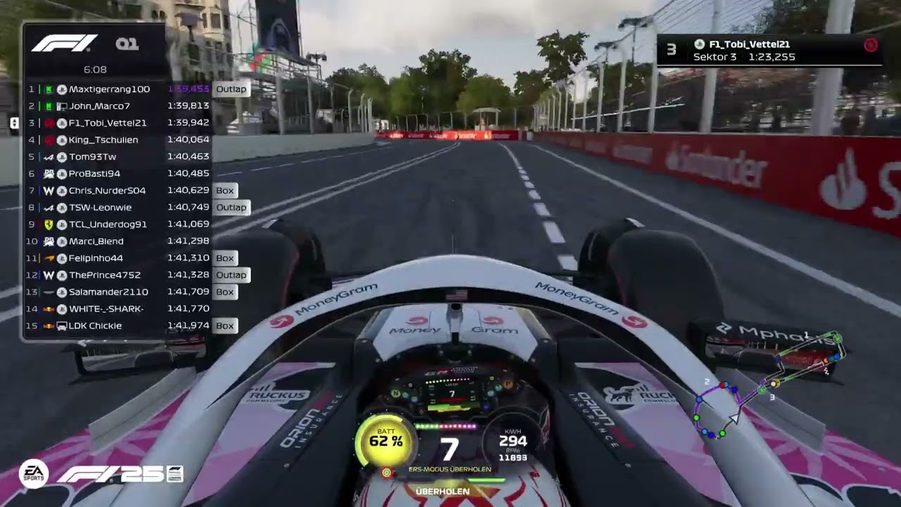F1 25 TCL Apex – Baku GP 🇦🇿 | Kurzes Qualifying & Chaos im Rennen | Kommentiert von xb_a_s_t