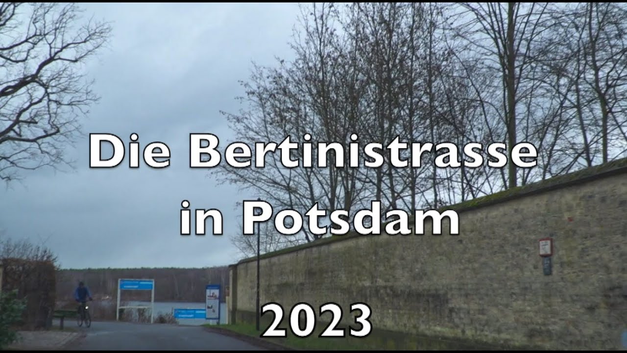 Bertinistraße in Potsdam 1991-2023