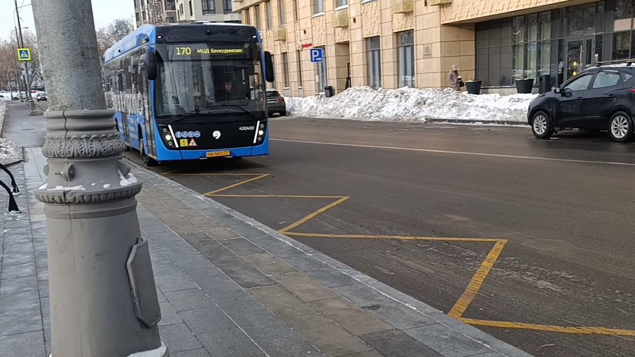 Элетробус №170 Метро Верхние Лихаборы - МЦД Бескудниково
