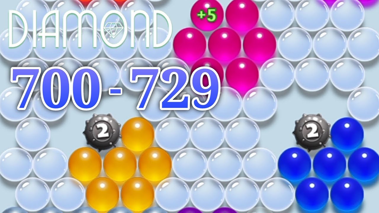 Bubble shooter jewelry maker level 700 to 729