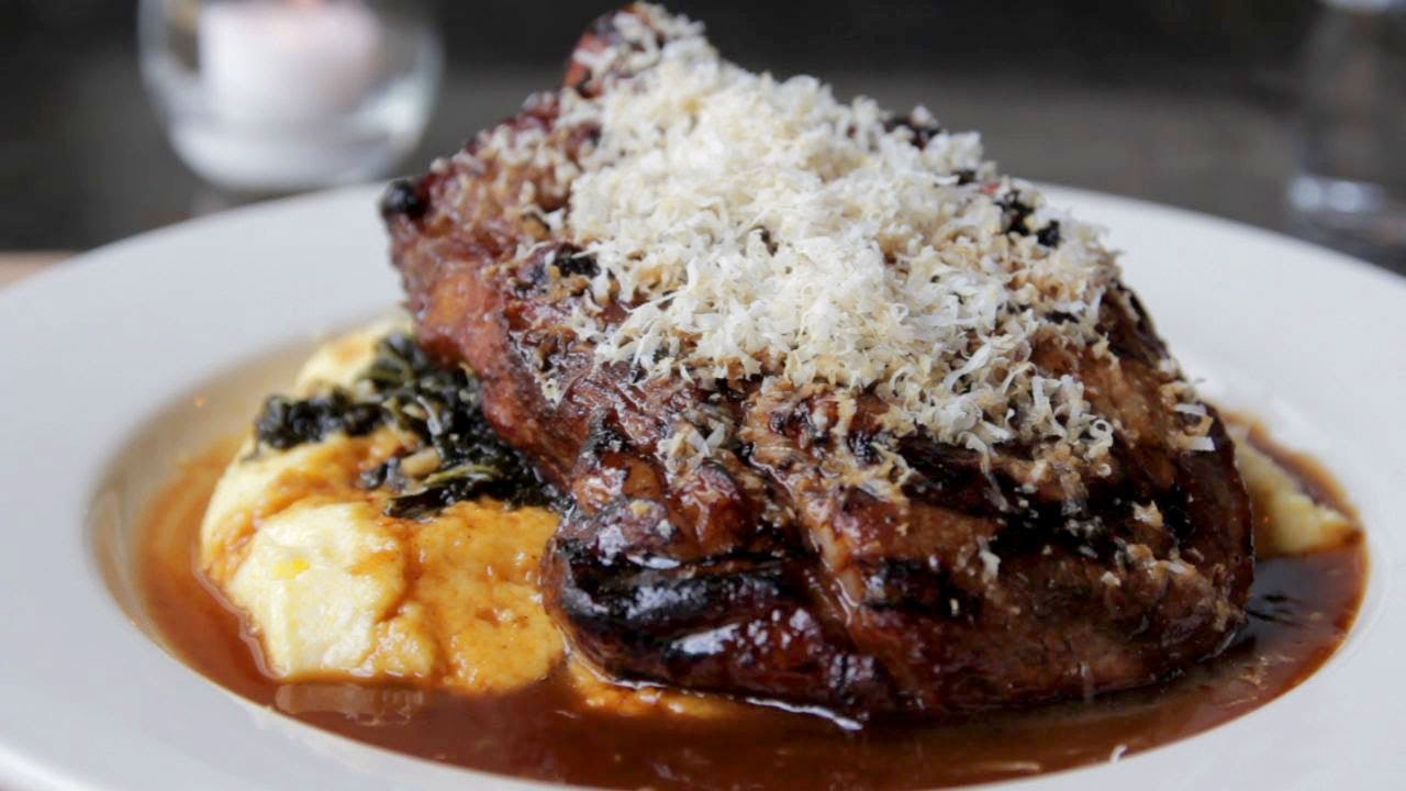 Grilled Heritage Pork Chop at Bar Corvo - NY CHOW Report