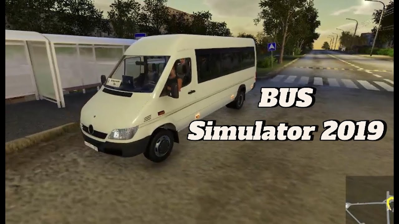 Поездка на автобусе Mercedes Benz Sprinter | Bus simulator 2019