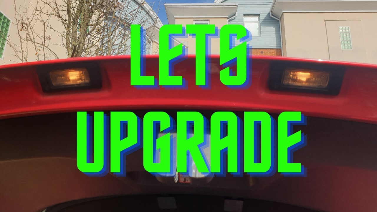 AUDI TT MK2 8J led number(licence)plate light upgrade