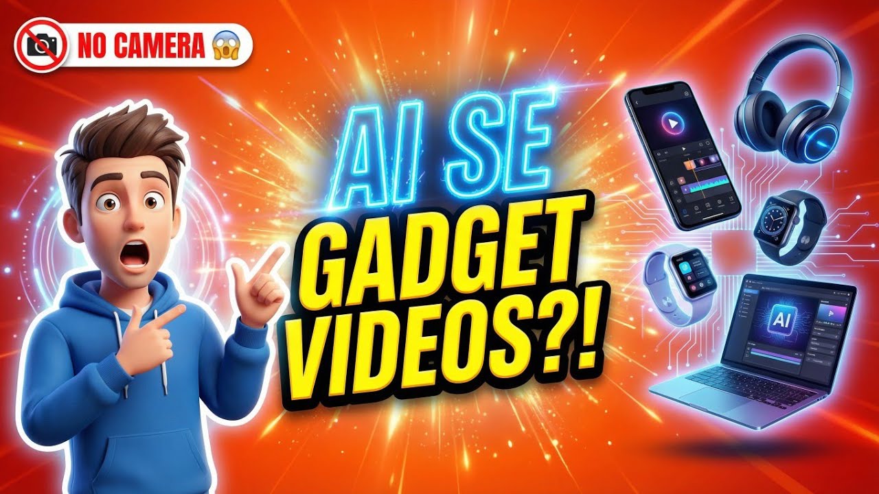 Make Amazon Gadgets Videos Using AI | No Camera Needed