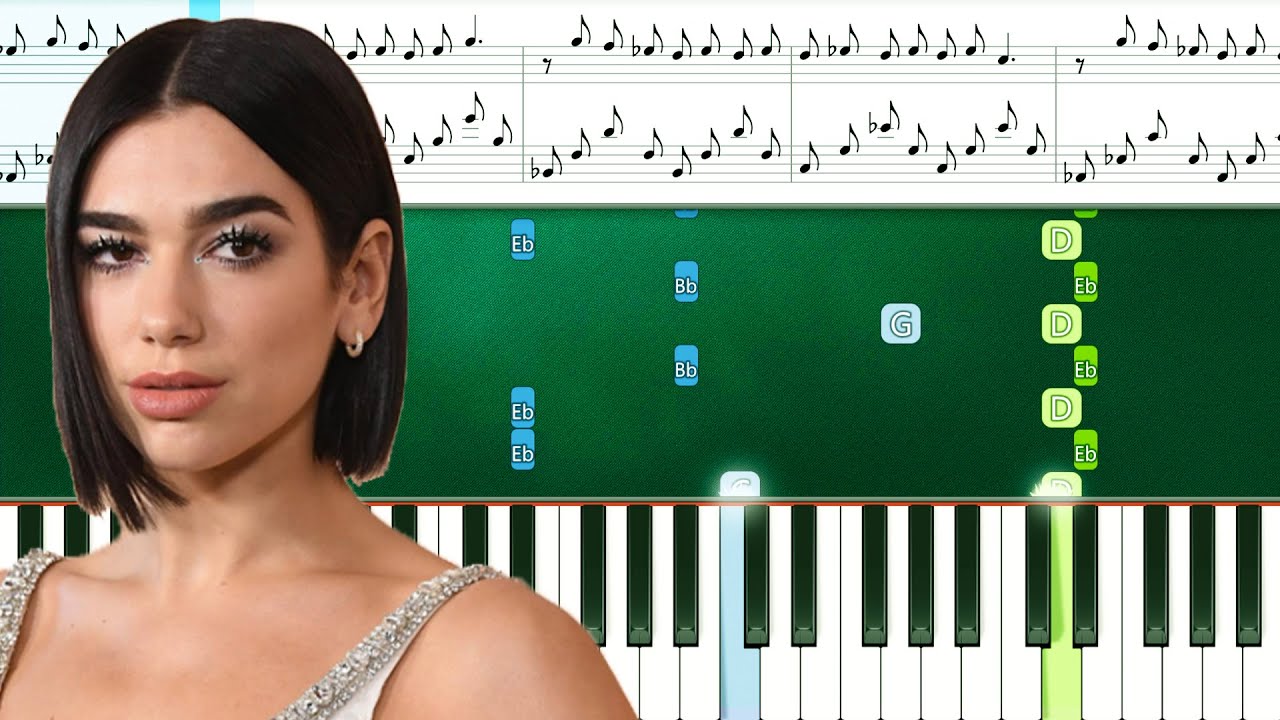 Dua Lipa - Boys Will Be Boys (Piano Tutorial With Sheets | Piano Instrumental | Piano Karaoke)