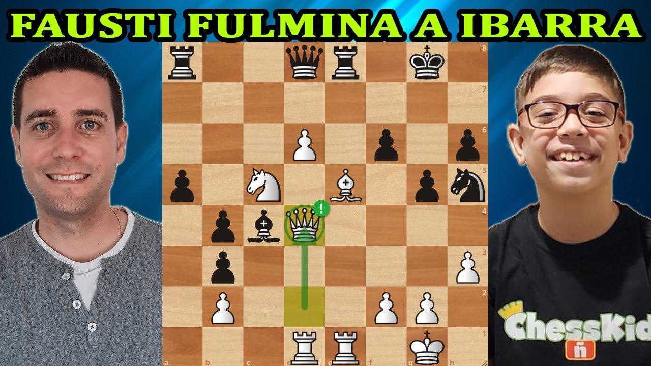 FAUSTI METE PALIZA A IBARRA Faustino Oro vs José Carlos Ibarra Late Titled Tuesday ajedrez blitz