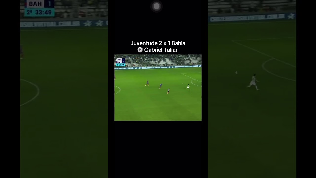 ⚽️ Gabriel Taliari | Juventude 2x1 Bahia | Brasileir&atilde;o serie A | 33* rodada #shorts