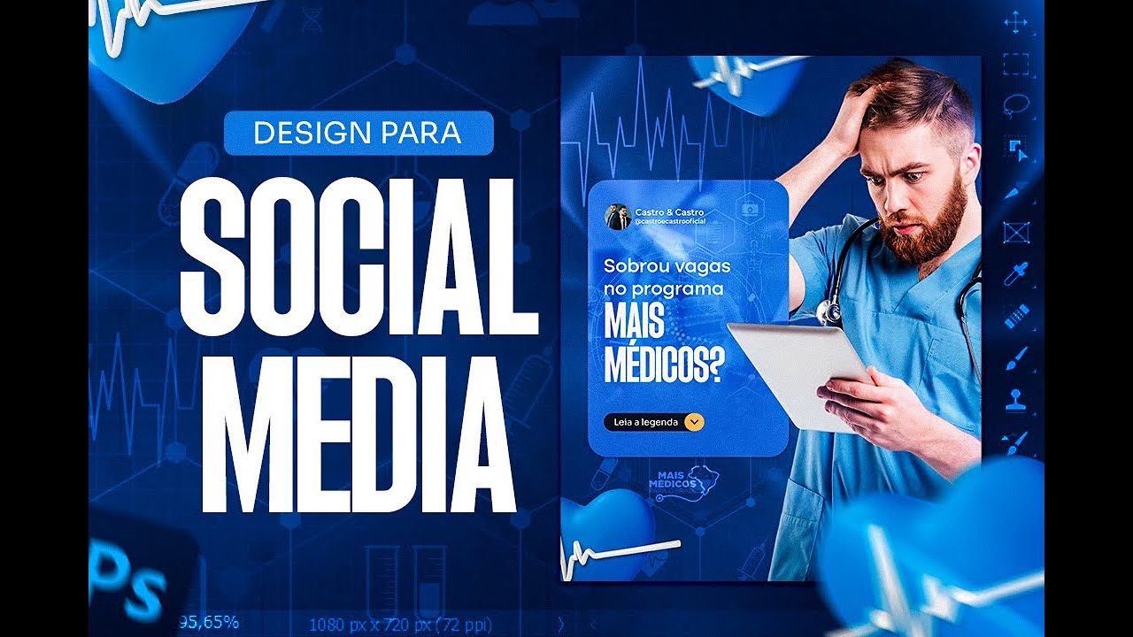 Criando Arte para Social Media no Photoshop (Para Nicho de Saúde)