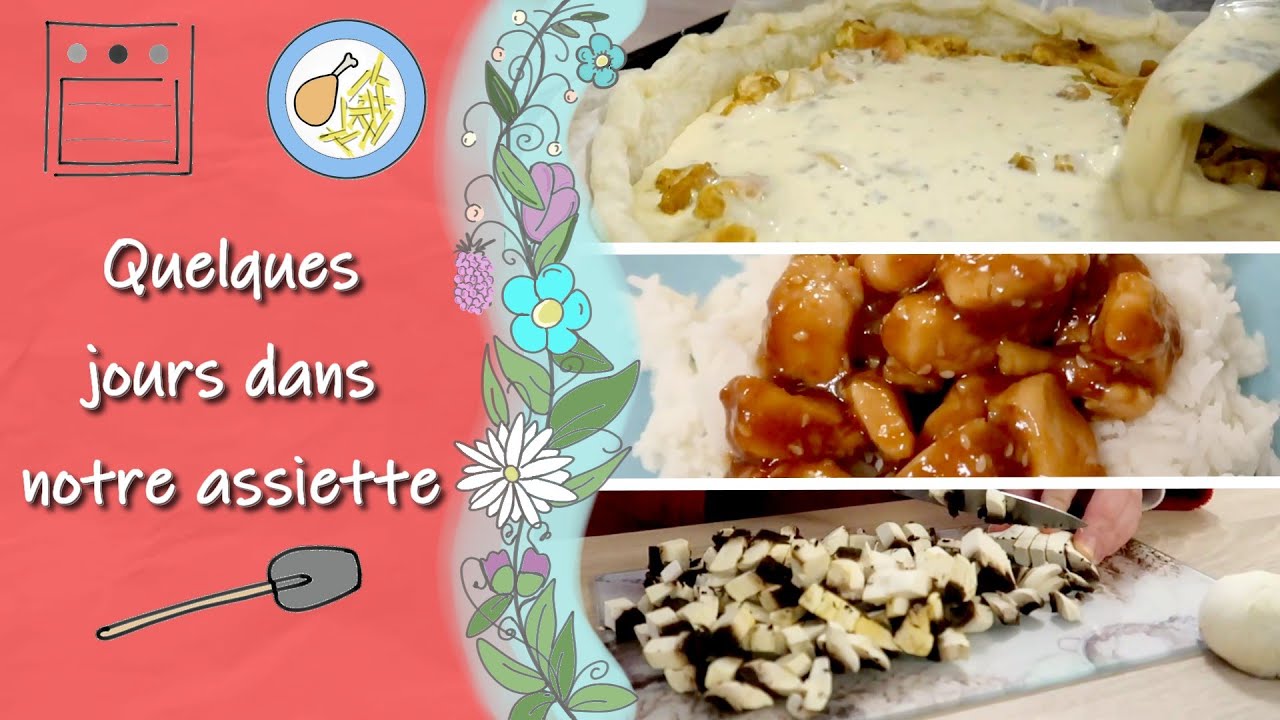 [Quelques jours dans notre assiette] 3 petits plats rapide à faire 🍜🍛