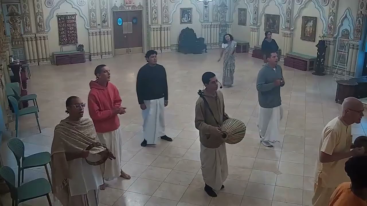 Noon Arati and Kirtan on 9/27/2025