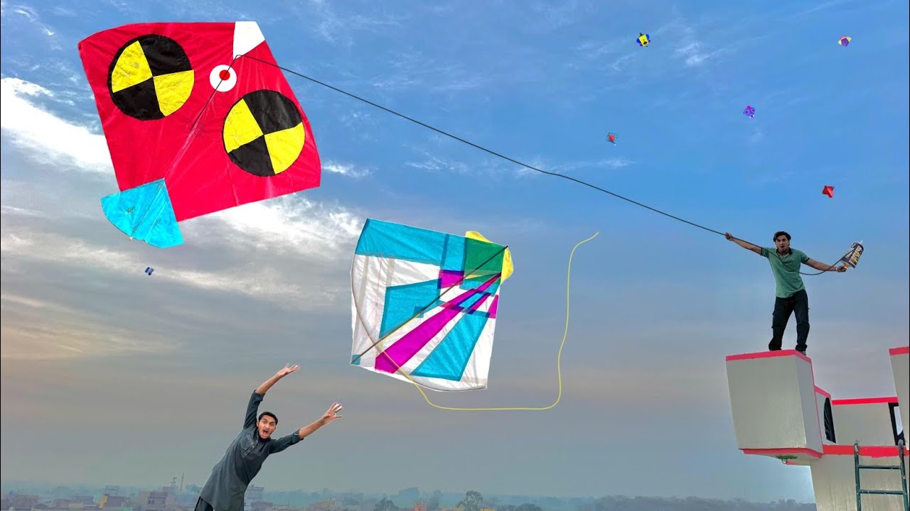 Cutting Pakistani Kite Catch Nasir Win 4 Thousand Rupees | Kite Catch 