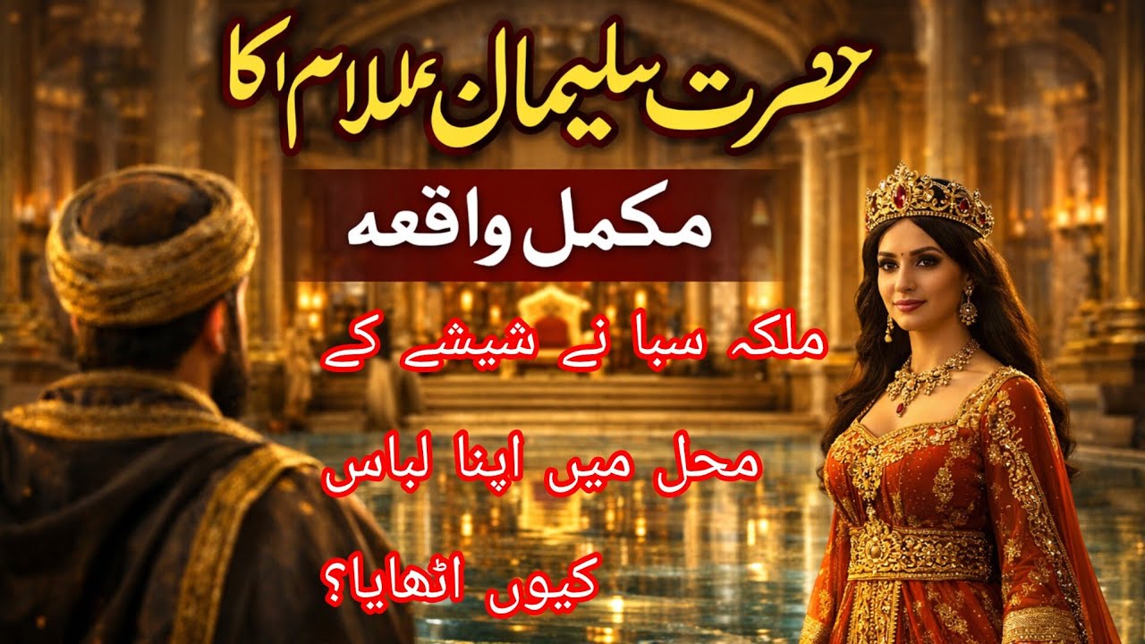 حضرت سلیمانؑ کے شیشے کے محل کا راز | ملکہ سبا حیران رہ گئی