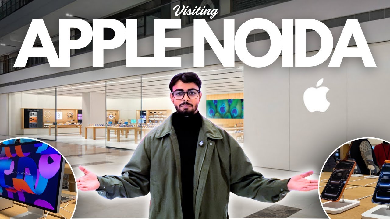 Finally in NOIDA! 🇮🇳 Visiting The Brand New Apple Store For The First Time | TECH MONK