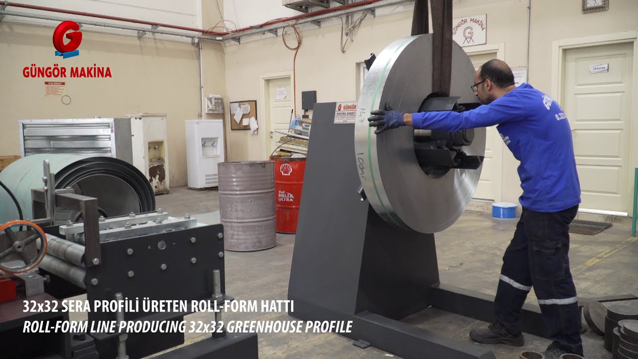 Sera Profili Üreten Roll-Form Hattı 32x32