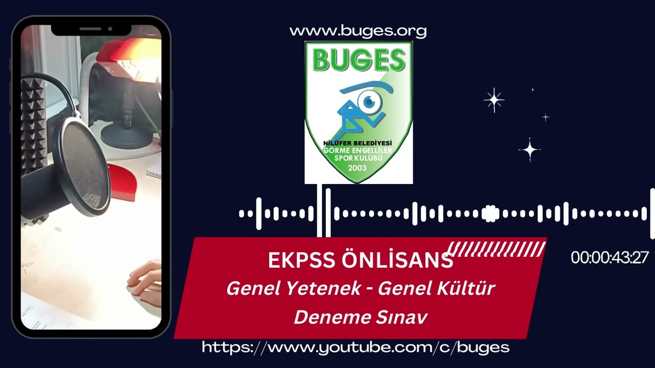 EKPSS ÖNLİSANS Genel Yetenek - Genel Kültür Deneme Sınavı 2024