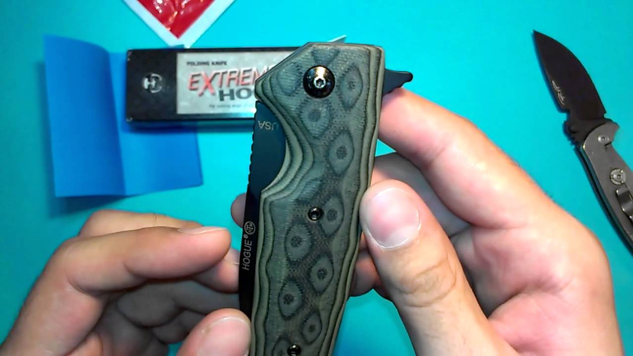 Unboxing ножа HOGUE EX-02